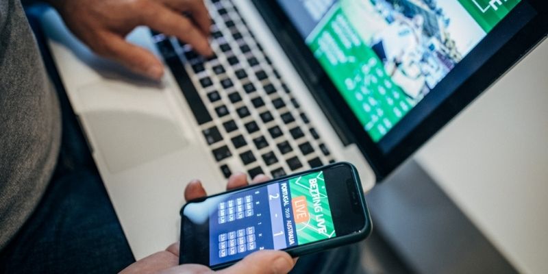 Payouts show the return based on odds and wager amount