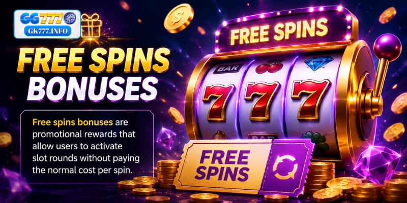 Free spin bonuses are promotional rewards that allow users to activate slot rounds without paying the normal cost per spin.