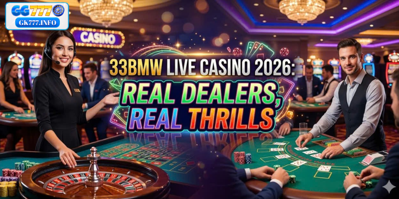 33BMW Live Casino 2026: Real Dealers, Real Thrills