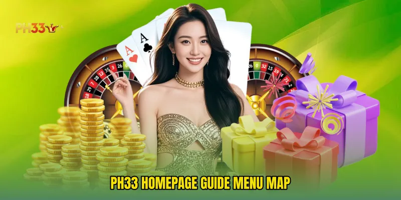 PH33 Homepage Guide Menu Map